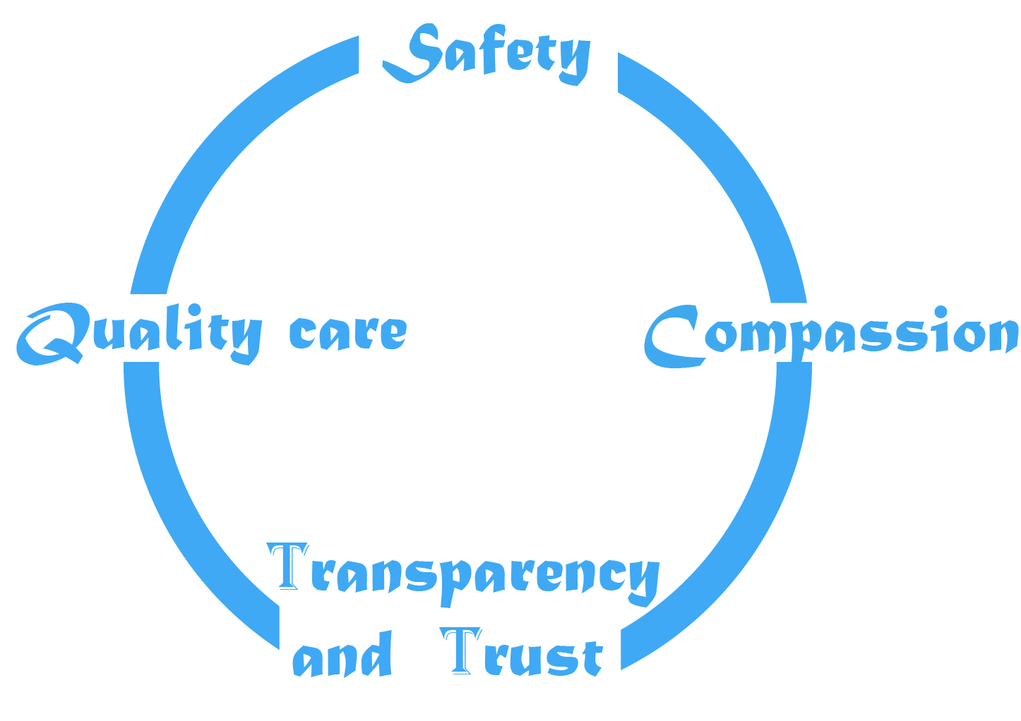 Core values diagram| Best multi-speciality hospital